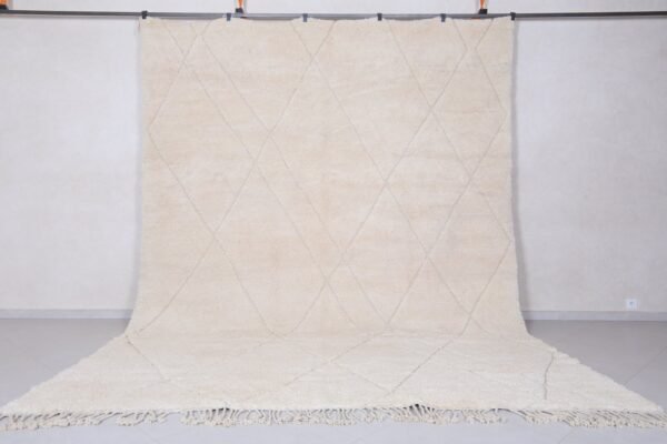 Moroccan ivory rug - custom creamy rug - berber wool rug
