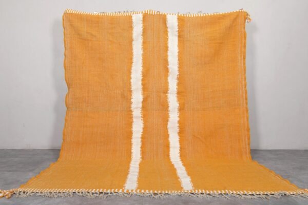 Moroccan yellow rug - custom size rug - handmade wool rug
