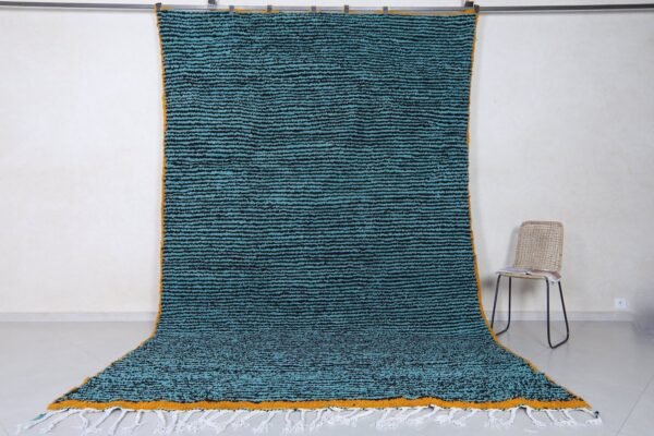 Moroccan green rug - handmade berber rug - beni ourain rug