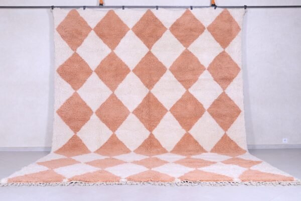 Hand knotted rug - custom moroccan rug - berber wool rug