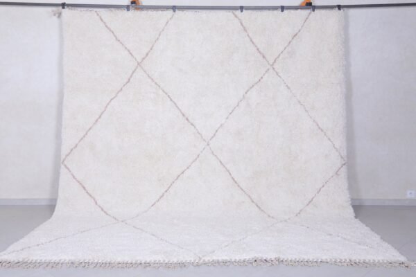 Moroccan custom rug - handmade moroccan rug - white berber rug
