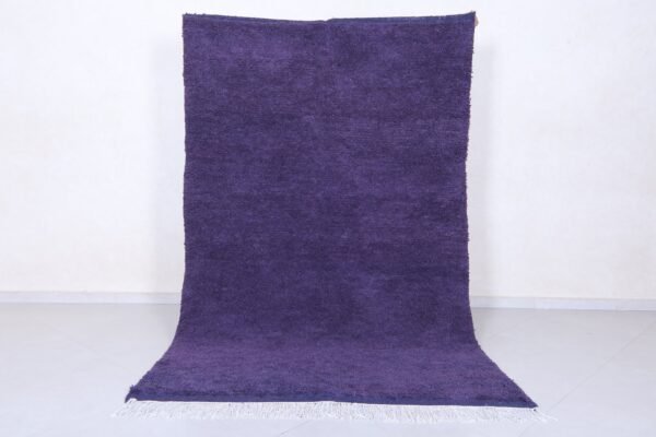 Moroccan purple rug - custom beni ourain rug - berber wool rug