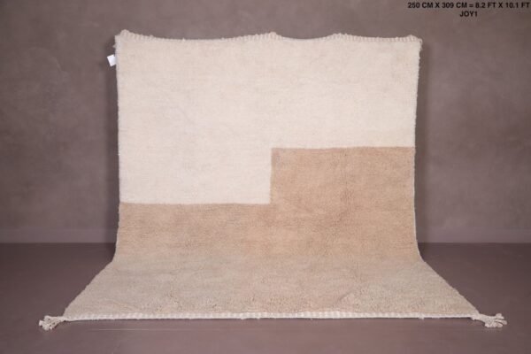 Beni ourain rug - moroccan contemporary rug - beautiful ivory rug