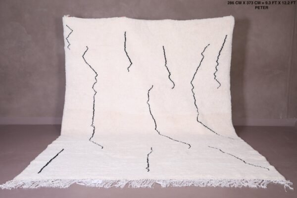 Moroccan contemporary rug - custom beni ourain rug - handmade moroccan rug