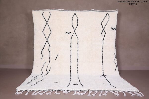 Custom beni ourain rug - beautiful moroccan rug - moroccan beni ourain rug